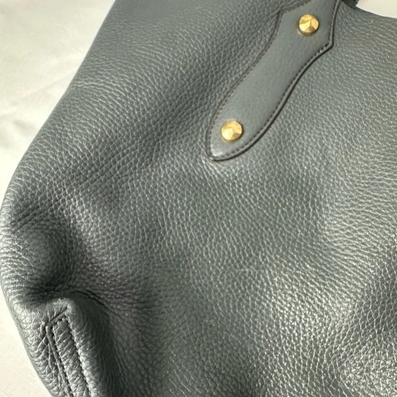 Annabel Ingall Gray Pebble Leather Tote - Picture 4 of 10